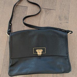Massimo Dutti black crossbody bag